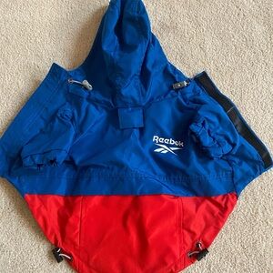 Reebok Small Dog Blue and Red Windbreaker